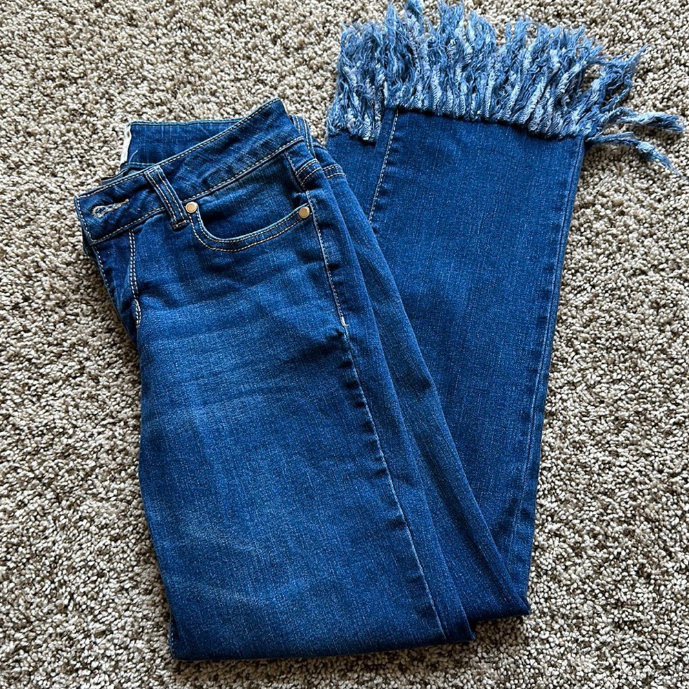 Gianni Bini fringe jeans